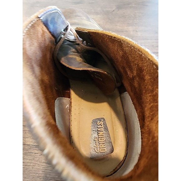 Clark's Originals Men's Leather Desert 2 Eye Chukka Ankle Boots Size 11.5M - Picture 11 of 13